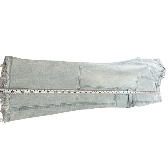 Kancan Women's 7/27 Felicity High Rise Slim Straight Leg Cargo Jeans - Picture 10 of 11